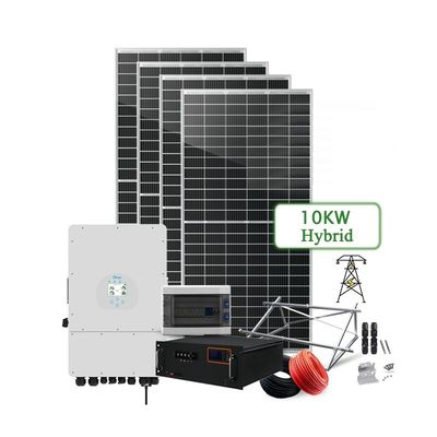 Свинцово-кислотные батареи тип Солнечная панель Система питания 3KW 5KW 8KW 10KW 15KW для жилых помещений