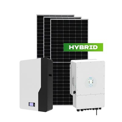 10KVA 48v 10KW Солнечная система хранения энергии 110V-240V На крыше установка