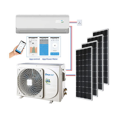 DEYE 12000BTU Гибридный солнечный кондиционер Легкая установка 3510W