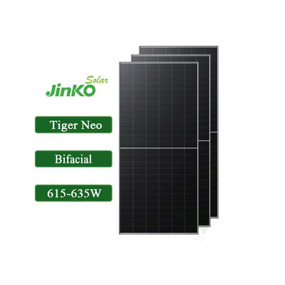 JINKO Tiger Neo N-type 78HL4-BDV 615-635 Ватт Бифациальные солнечные панели Дизайн двойного стекла