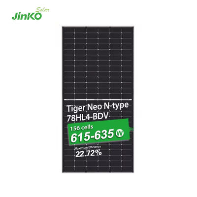 615w 620w 625w 630w 635w Jinko Tiger Pro Солнечная панель для монокристаллических элементов типа N