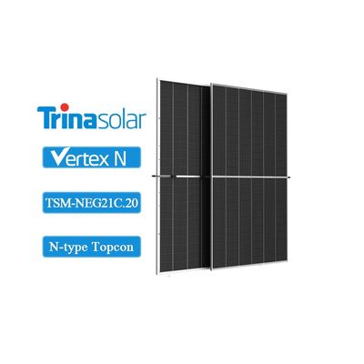 Трина Град А солнечная панель 675W 680W 685W 690W 695W 700W N-тип TOPCon бифациальное двойное стекло