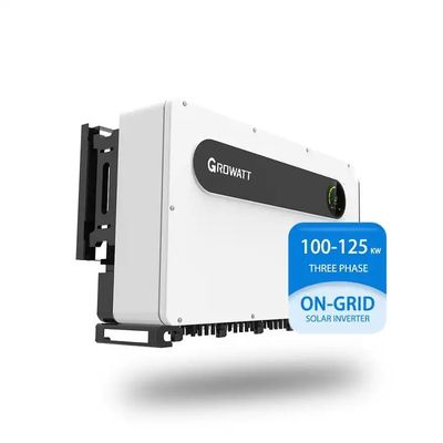 10 MPP Trackers On Grid Inverter Growatt MAX 100-125KTL3-X LV 180V-1000V Входное напряжение