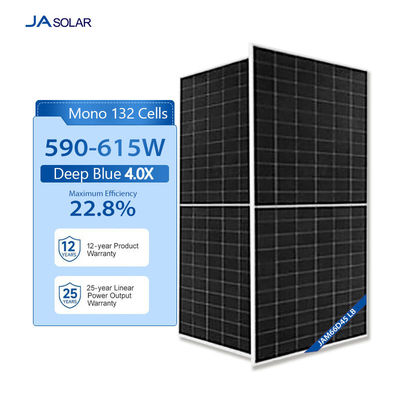Размеры панели 2382mmx1134mmx30mm JA Солнечная панель 610w JAM66D45 для Европы