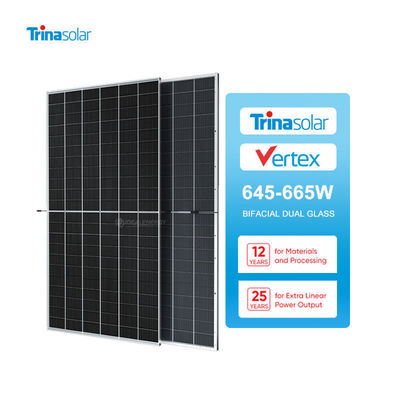 700 Вт Tsm-Neg21C.20 Bificial Dual Glass Pv Module Солнечные панели для солнечной энергетической системы