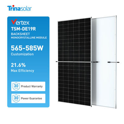 Бифациальные солнечные панели Trina Solar 565-585W Монофациальные солнечные панели для домашней/промышленной солнечной системы