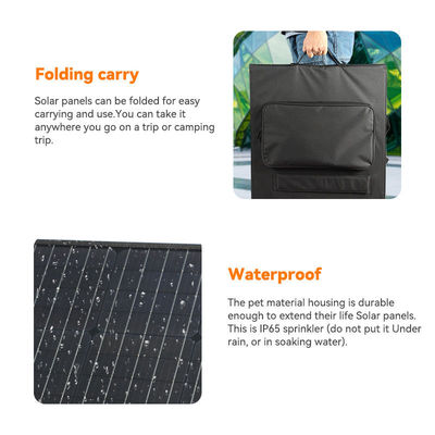 USB-порт Складные солнечные панели для кемпинга 60W/80W/100W/120W/160W/200W/300W