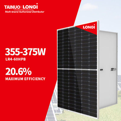 TAINUO Longi Himo 4m LR4-60HPB Все черный монопанельный солнечный модуль 365W 370W 375W солнечный фотоэлектрический модуль