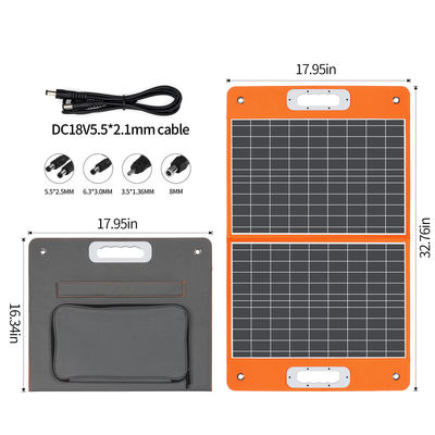 OEM поддерживается 100w складной солнечной панели 18V для ноутбука телефон планшетная лампа
