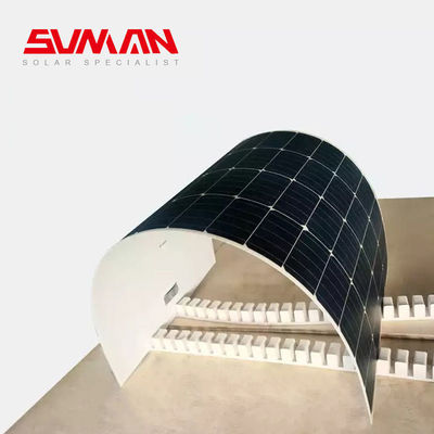 Sunman Гибкие фотоэлектрические панели 375W/430W Моно PERC солнечная панель для легкого RV и дома