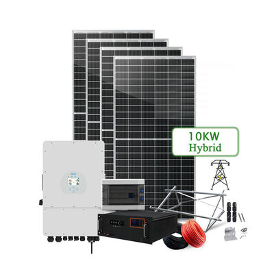 Литий-ионные батареи типа 5000W 8000W 1000W Солнечные панели для жилых помещений фотоэлектрическая система