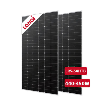 Солнечные батареи Longi Hi-Mo X6 440W 445W 450W Full Black Half Cell Pv модули для превосходных