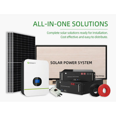 Сертификат IEC 3kw 5kw 10kw 15kw 20kw 30kw Гибридная солнечная электростанция для дома