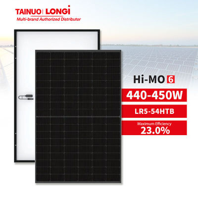 Longi Solar LR5-54HTB Full Black 450W фотоэлектрическая панель для жилых солнечных энергетических решений