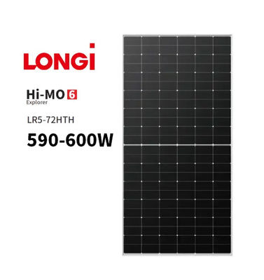 LR5-72HTH 595M 590W 595W 600W Солнечная панель для солнечной энергетической системы Первый год распада 1,5%