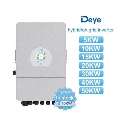 Europe Voltage 8Kw 10Kw 12Kw Гибридный трехфазный инвертор с входным напряжением 160-800Vdc