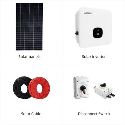 MPPT контроллер Growatt инвертор Солнечная система энергии 3KW 5KW 8KW 10KW 12KW 15KW