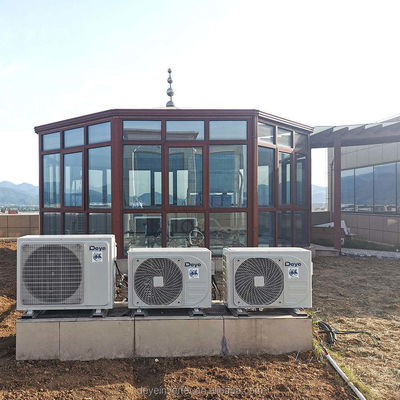 Часовой включает солнечный кондиционер OFF GRID DC 48V Split Hybrid портативный