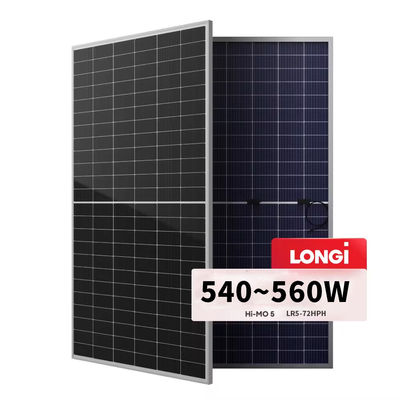 Longi 182mm Монофациальные солнечные модули LR5-72HPH 555W 560W 545W 550W PERC солнечные панели