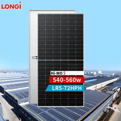 LR5-72HPH 535M 535w 540w 550w Модуль солнечной фотоэлектрической энергии с одноклеточным модулем с толерантностью мощности 0-3%