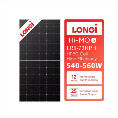 Монокристаллическая солнечная панель Модуль Hi Mo 5 6 7 540W 545W 550W 555W 560W