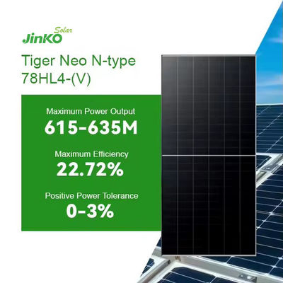 630w Jinko Solar Tiger Neo N-Type MBB 16BB TOPCON 78 полуэлементов Моно солнечные панели