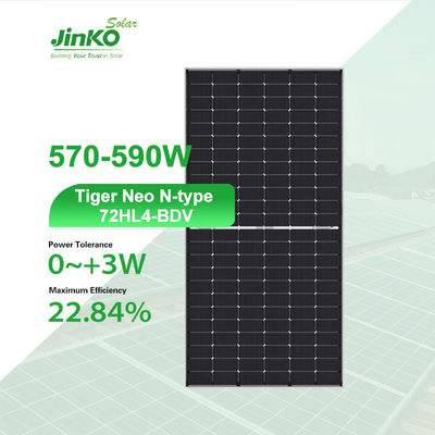 Солнечная панель Jinko 570-590 Вт Бифасальный Jinko Tiger Neo N-type 72HL4-BDV для проектов