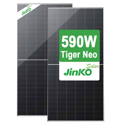 Моно солнечная панель N-Type Jinko 550w 555w Tiger Neo 72HL с коробкой соединения IP68