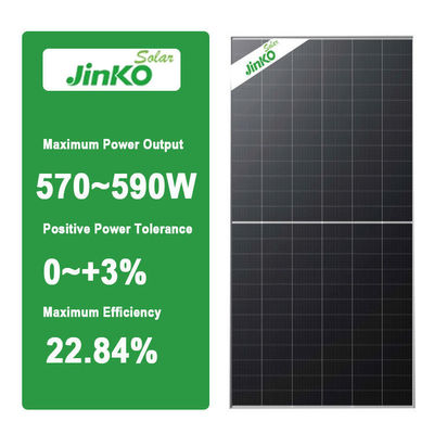 Джинко 550w 560w 570w 575w 580w 585w 605w 610w Одностеклянная двуствольная солнечная панель