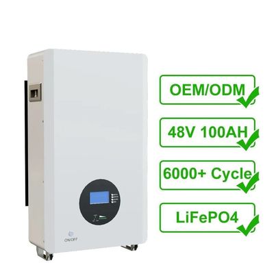 Многофункциональная батарея 48v 5kwh 10kwh 100ah 200ah для хранения солнечной энергии для дома