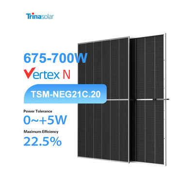 Trina Solar NEG21C.20 Бифациальные солнечные панели 675W-700W Серия панелей для солнечной энергетической системы