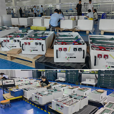 51.2V 100AH 200AH Powerwall 5kWH 10kWH Lifepo4 Литийная батарея для интегрированной солнечной системы