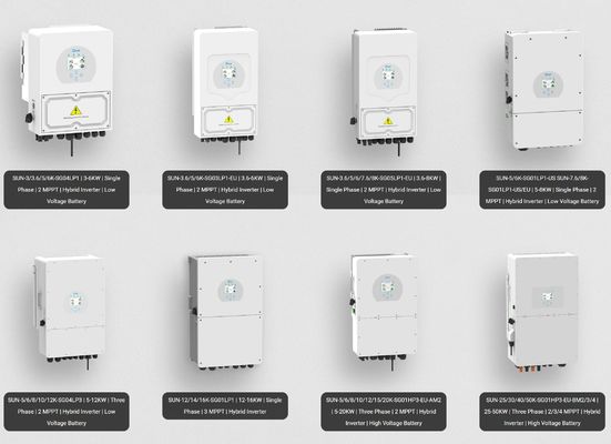Трифазный гибридный инвертор Deye SUN-12K-SG04LP3-EU 8kw 10kw 12kw для солнечной энергии