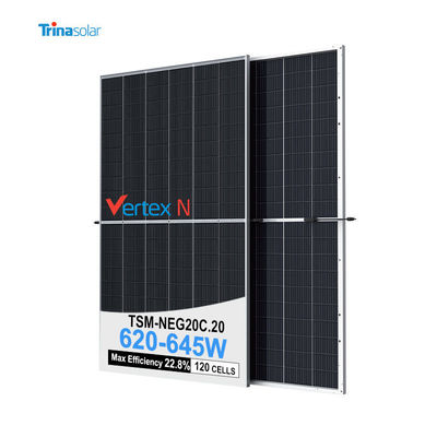 Трина Топкон солнечная панель класса А IP68 соединительная коробка 620w 625w 630w 635w 640w 645w