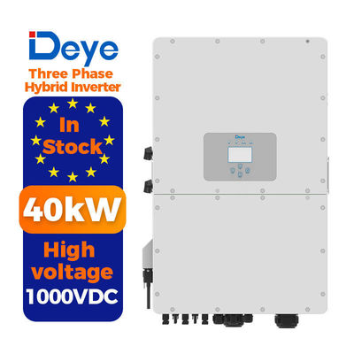 EU Warehouse 50kw Deye Sun-50k-sg01hp3-eu-bm4 Гибридный инвертор для систем высокого напряжения