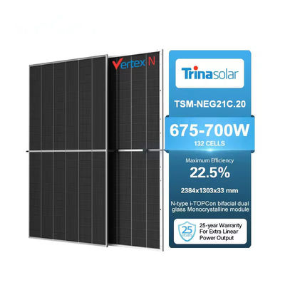 690W Vertex N 670W Pv Модуль Солнечная панель 675W 680W 685W 690W 700W Plus двусторонний tsm-neg21c.20