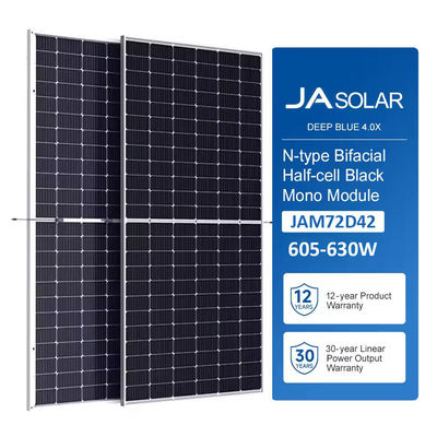 JA 605W 610W 615W Моно солнечная панель для лица IP68 22,5% эффективность