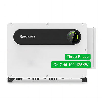 Домой Солнечная энергия Growatt MAX 125KTL3-X LV Складируемый инвертор с передовыми технологиями