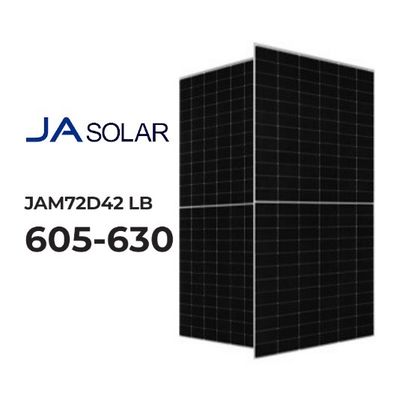 605W 615W 625W JA N Тип двусторонняя солнечная панель двойная стеклянная солнечная панель 182mmx182mm Размер ячейки