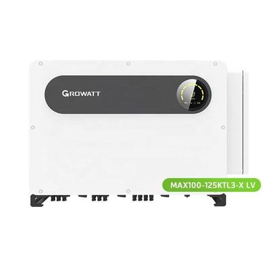 180V-1000V Входное напряжение Growatt MAX 125KTL3-X LV 3-фазный инвертор для солнечной системы
