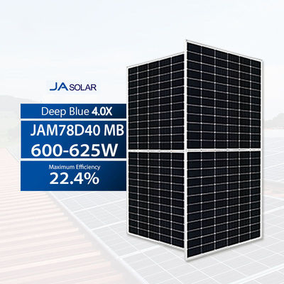 JA Solar JAM78D40 MB 600 605 610 615 620 625W Двусторонняя солнечная панель с двойным стеклом