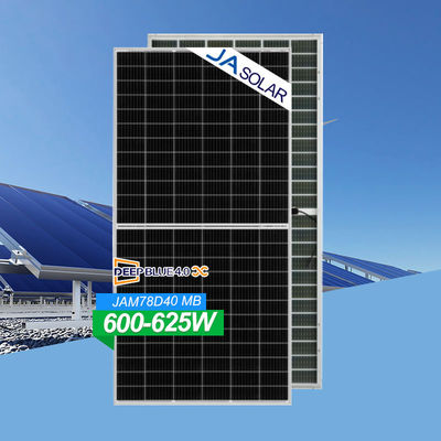 JA N-type Bifacial Dual Glass Half Cut Mono Module 615W 620W 625W Солнечная панель