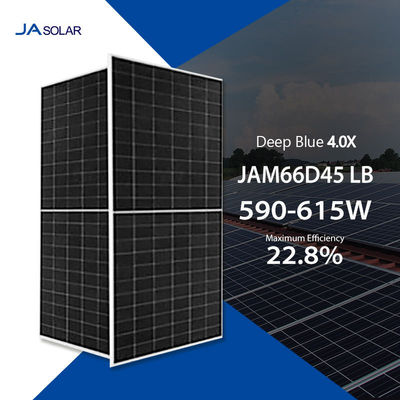JA Солнечная панель Mono 590W 595W 600W 605W 610W 615W с высокой эффективностью преобразования