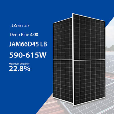 JA Deep Blue 4.0 JAM66D45 LB 182mm N-Type Dual Glass Solar Panel Бифациальный 590W-615W