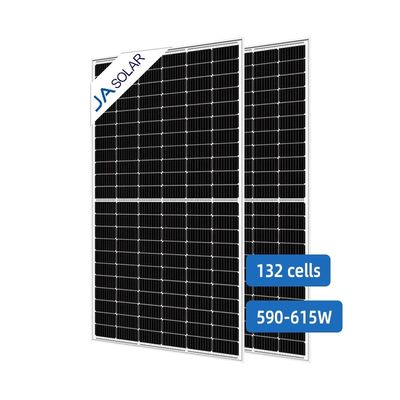 JA Solar 590-615W Trend Двойные стеклянные солнечные батареи полуклеточные двусторонние солнечные батареи