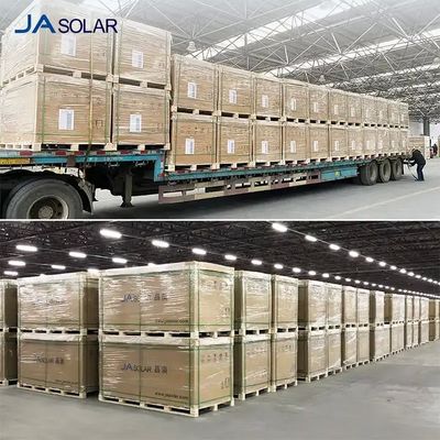 JA SOLAR 615W Бифициальные солнечные панели с полуклетками Максимальная эффективность для установки на крыше