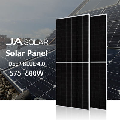 22Эффективность панели 0,5% JA N-тип Бифасальная солнечная панель 570W-600W Двойное стекло 30-летняя мощность