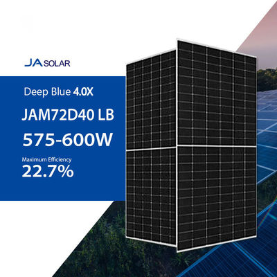 JA Solar N-Type Bifacial Mono Modules 575w 580w 585w 590w 595w 600w Сертификат CE TUV