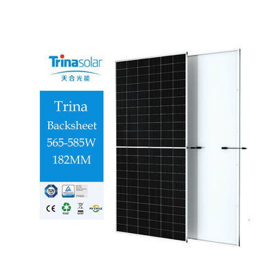 Trina DE19R TSM-DE19R 565-585W Vertex Backsheet Мономодуль для солнечных панелей