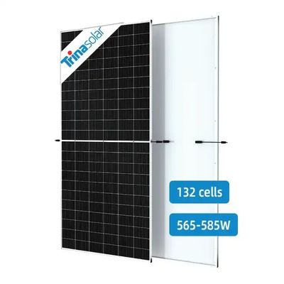 565W 570W 575W 580W 585W Полурезанные солнечные фотоэлектрические модули с анодированной рамкой из алюминиевого сплава